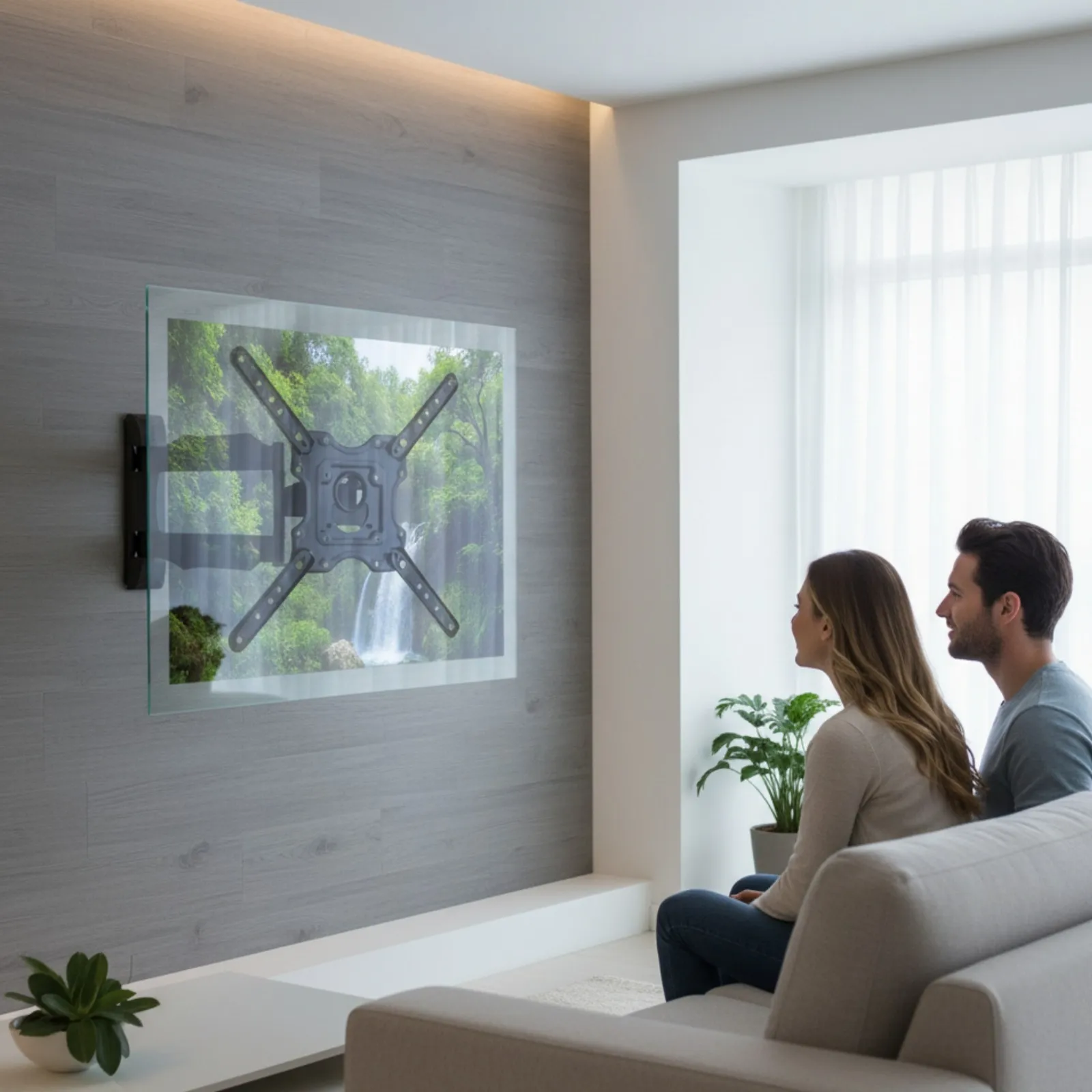 LED Wall Mount Kit 32" To 60" | Moveable and Adjustable view 5
